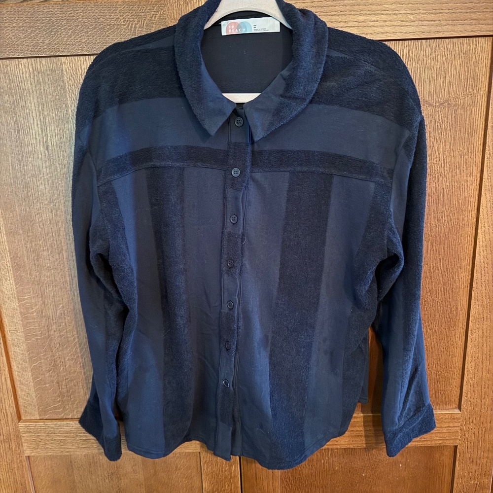 Free people beach button up